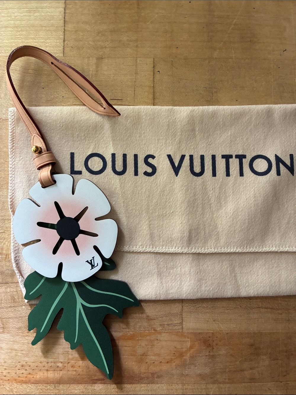 Louis Vuitton Flower Bag Charm w dustbag & COA!